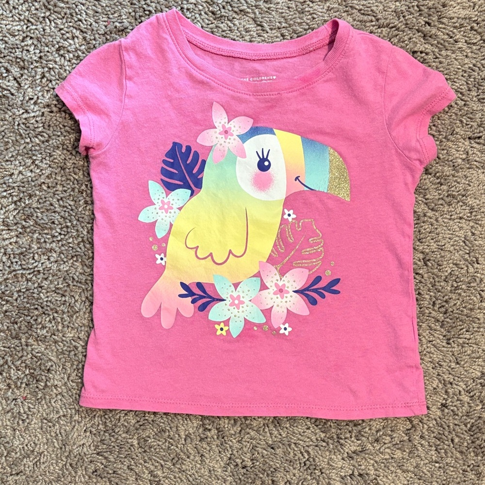 The Children's Place Pink Toucan Tee